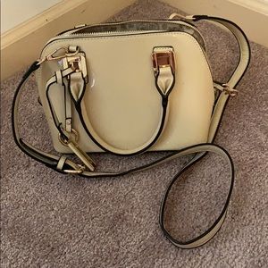 Tan leather purse